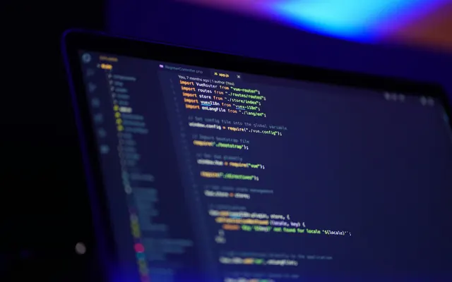 Código en pantalla de una automatización